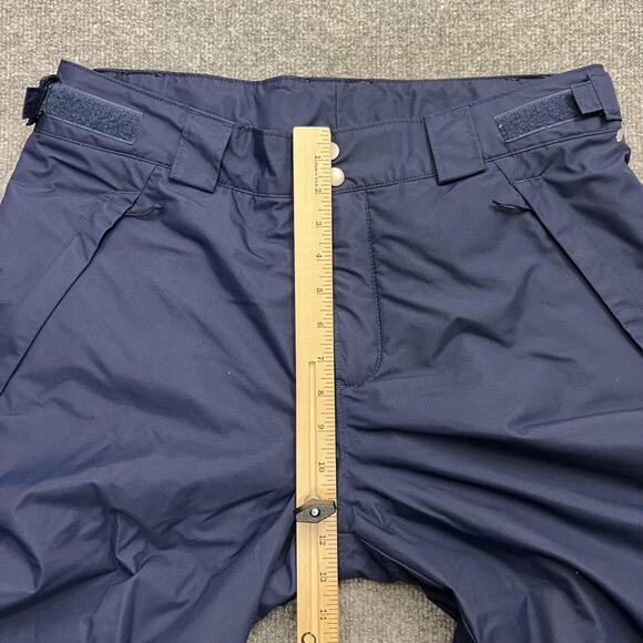Columbia Omni-Tech Snow Pants Mens Medium Blue Waterproof Insulated Ski Outdoor - Picture 11 of 14